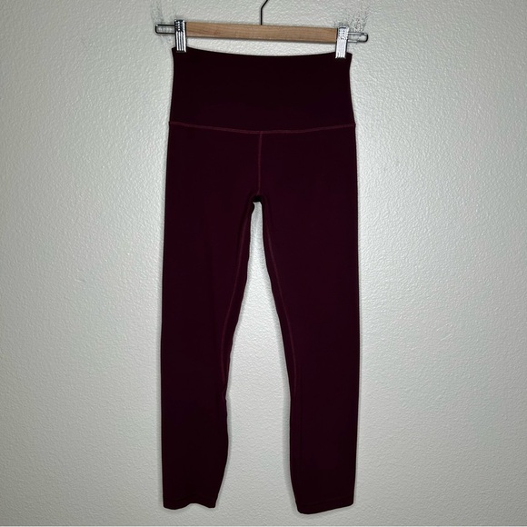 Lululemon Align Crop 23" red 4 - Picture 1 of 15